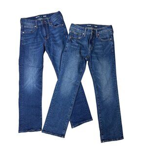 Old Navy Straight Leg Jeans Boys Size 10 Bundle of 2